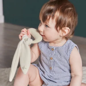LeT Les enfants Terribles ANNEAU DE DENTITION EN SILICONE LAPIN - CREME - Kaloo