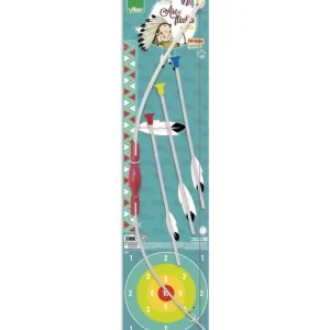 LeT Les enfants Terribles Arc + 3 flèches sur carte - Vilac
