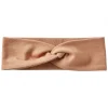 LET83700 Bandeau large turban cassonade