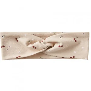 LET83700 Bandeau large turban cerises