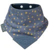 LET83700 Bavoir-bandana avec embout de dentition étoile jaune