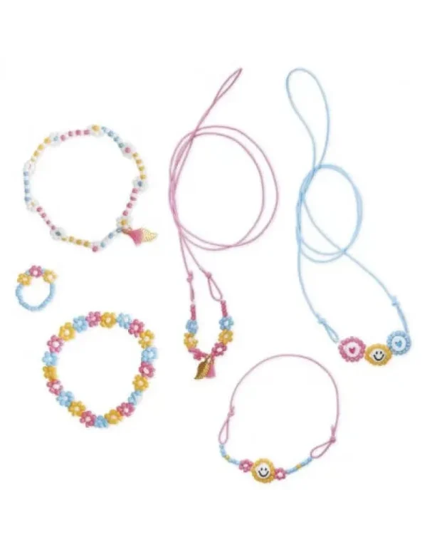 LeT Les enfants Terribles 6 bijoux fleurs en perles à créer