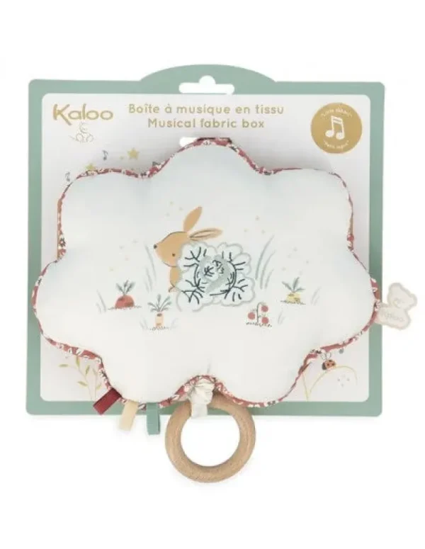 LeT Les enfants Terribles Boite à musique en tissu mon petit lapin