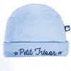 LET83700 Bonnet "Petit Trésor" bleu ciel