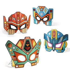 LeT Les enfants Terribles Boîte DIY - 4 masques métallisés super robot