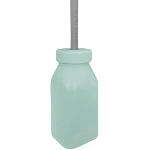 LET83700 Bouteille d’apprentissage en silicone avec paille - BB&Co