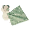 LeT Les enfants Terribles Carré Douceur Doudou chien vert - Kaloo