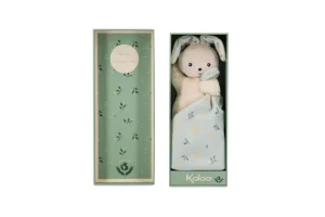 LeT Les enfants Terribles Carré Douceur Doudou Lapin Bouquet d'Agrumes 17 cm