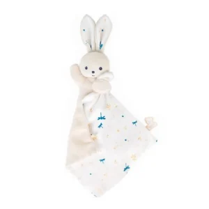 LeT Les enfants Terribles Carré douceur Doudou lapin blanc delicat - Kaloo