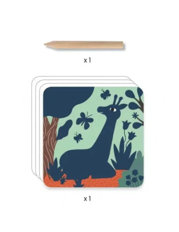 LeT Les enfants Terribles CARTE A GRATTER DES PETITS - GROSSES BETES