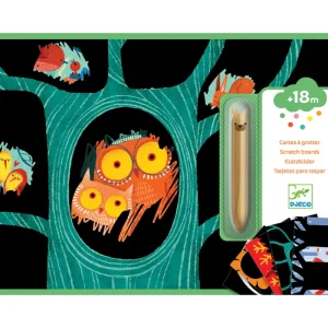 LeT Les enfants Terribles Cartes à gratter des petits -  animaux à découvrir