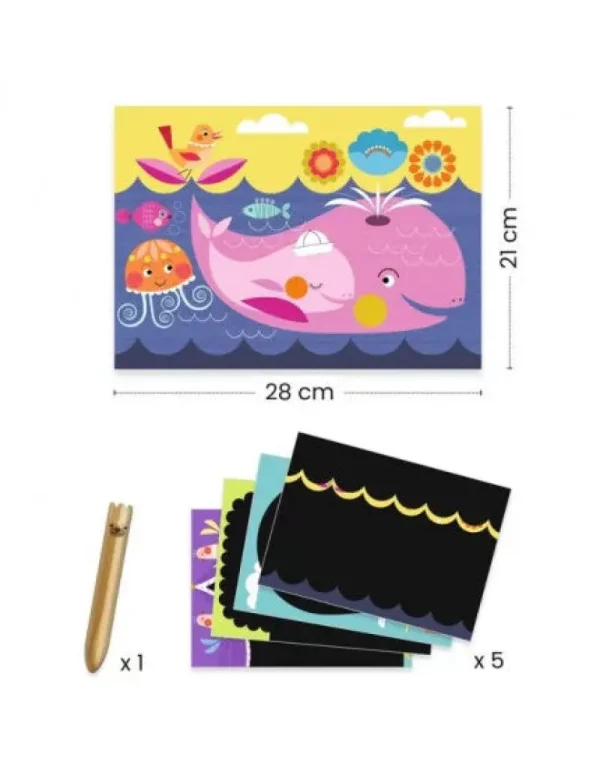 LeT Les enfants Terribles Cartes à gratter des petits - C'est rigolo à découvrir