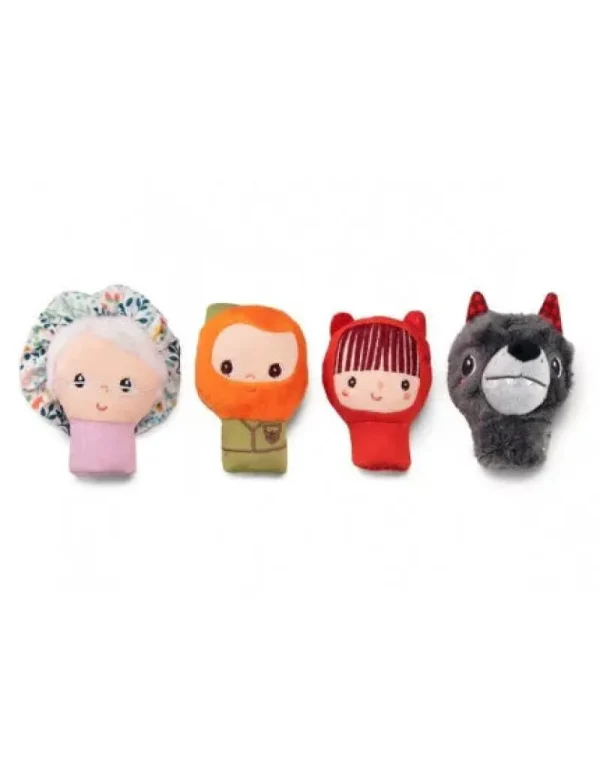 LET83700 Chaperon rouge marionnettes a doigts