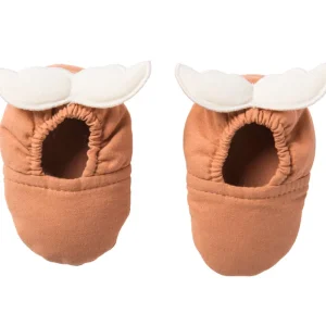 LET83700 Chaussons avec ailes d'ange - cassonade / écru- BB&Co