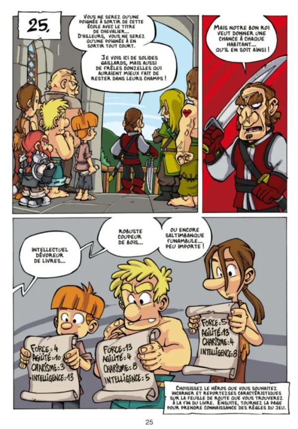 LeT Les enfants Terribles Chevaliers livre 1 - La BD dont tu es le héros