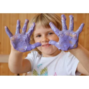 LeT Les enfants Terribles Coffret 4 pots "Aki" peinture aux doigts naturelle & vegan