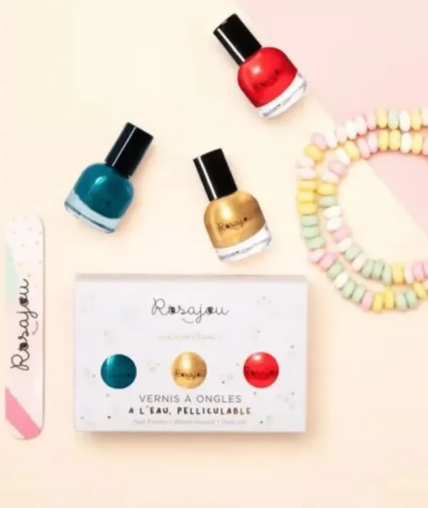 LET83700 Coffret 3 vernis Madame Paon Chéri - Rosajou