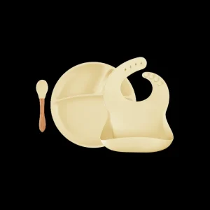 LET83700 Coffret Comme un Grand (assiette+cuillère+bavoir) - BB&Co
