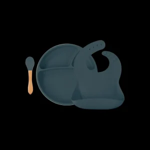 LET83700 Coffret Comme un Grand (assiette+cuillère+bavoir) - BB&Co