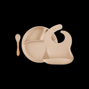 LET83700 Coffret Comme un Grand (assiette+cuillère+bavoir) - BB&Co