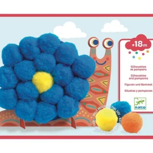 LeT Les enfants Terribles Collages pompons - Animaux Tout Doux
