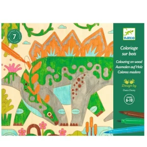 LeT Les enfants Terribles Coloriage bois - dino world - Djeco
