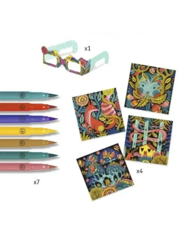 LeT Les enfants Terribles Coloriage 3D forêt fantastique
