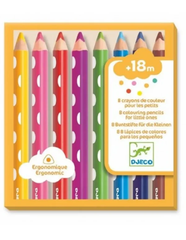 LeT Les enfants Terribles 8 crayons de couleur pour les petits