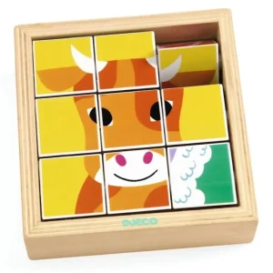LeT Les enfants Terribles 9 cubes puzzle bois - djeco