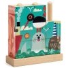 LeT Les enfants Terribles 9 cubes puzzle bois puzz up sea  -Djeco