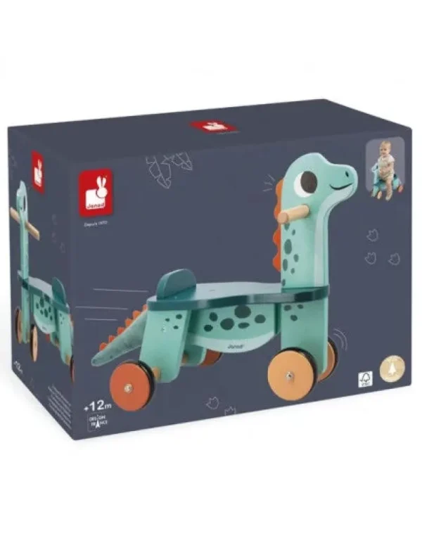 LeT Les enfants Terribles Dino - Porteur Portosaurus