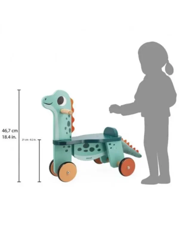 LeT Les enfants Terribles Dino - Porteur Portosaurus