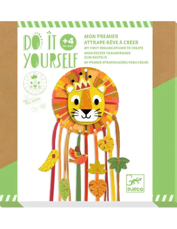LeT Les enfants Terribles DIY - Mon premier attrape-rêve à créer Lion - Djeco