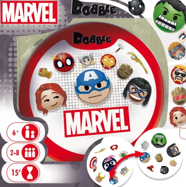 Enfant LET83700 Dobble Marvel Emoji