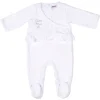 LET83700 Dors-bien velours "Toute mimi" Constellation blanc/argent