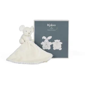 LeT Les enfants Terribles Doudou câlin souris crème