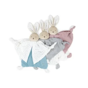 LeT Les enfants Terribles Doudou Lapinou Gris - Coton Bio