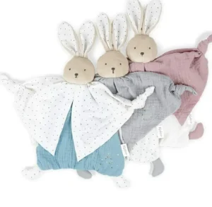 LeT Les enfants Terribles Doudou Lapinou Rose - Coton Bio