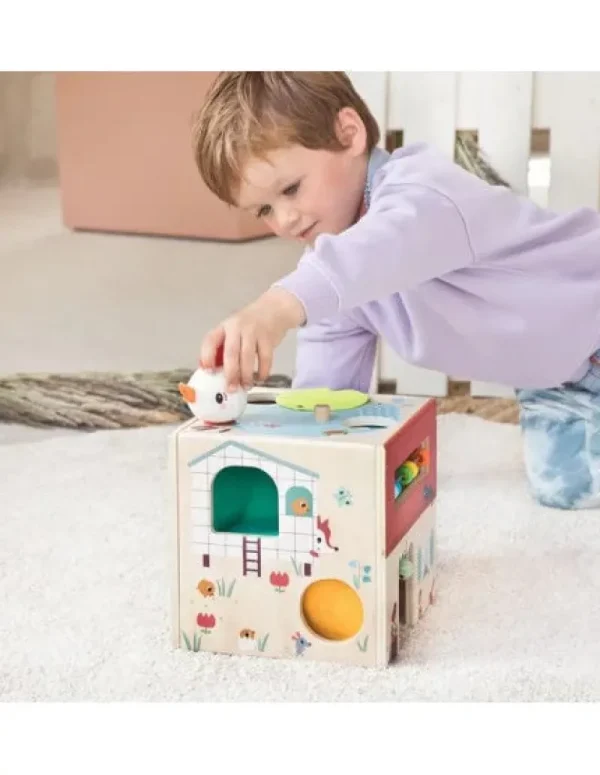 LET83700 Ferme cube d'activités en bois