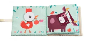 LET83700 Forme géométriques livre tissu