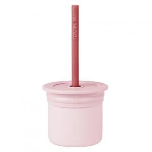 LeT Les enfants Terribles Gobelet 3 en 1 Sip+Snack - Rose/Terracotta