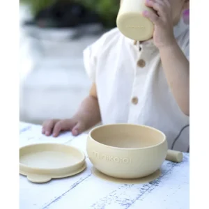LET83700 Gobelet en silicone Minikoioi - Miel - BB&Co