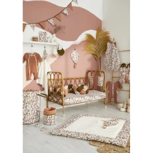 LeT Les enfants Terribles Grand bavoir réversible  - Caramel Forest - BB&Co