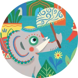 LeT Les enfants Terribles Haathee, éléphant d'Asie - 24 pcs