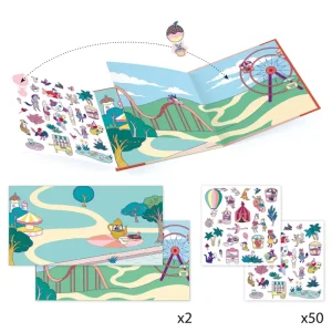 LeT Les enfants Terribles Histoire de stickers - La fête foraine