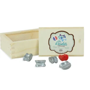 LET83700 Jeu d'osselets en coffret bois