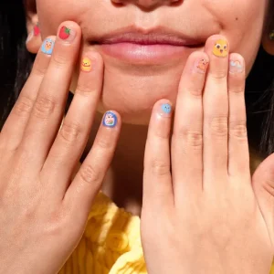LET83700 Kawaii nail stickers - Omy