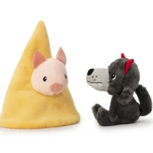 LET83700 Les maisons du Loup et des 3 petits cochons