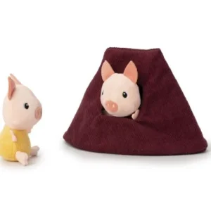 LET83700 Les maisons du Loup et des 3 petits cochons