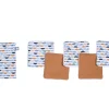 LET83700 Lingettes lavables & pochette assortie camel